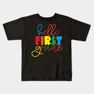 HELLO FIRST GRADE Kids T-Shirt